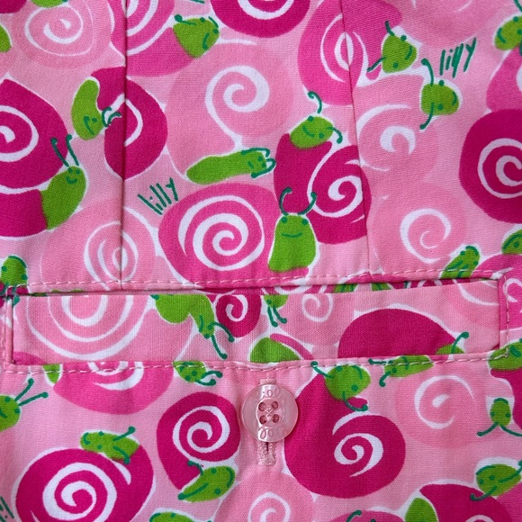 Lilly Pulitzer skirt size 8. Pink with snail pattern. - Picture 4 of 5